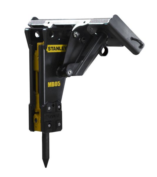 Гідромолот з 4-х позиційним кронштейном для міні-завантажувача MB05 (Stanley) Гідромолот з 4-х позиційним кронштейном для міні-завантажувача MB05 (Stanley)
