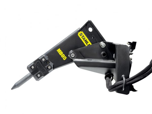 Гідромолот з 4-х позиційним кронштейном для міні-завантажувача MB05 (Stanley) Гідромолот з 4-х позиційним кронштейном для міні-завантажувача MB05 (Stanley) - Зображення 5