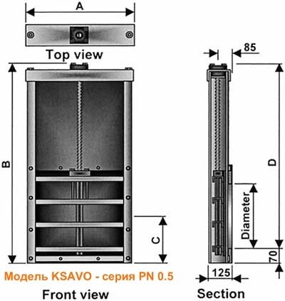 Пенштоки - щитові затвори (Nova Siria) Пенштоки - щитові затвори (Nova Siria) - Зображення 6