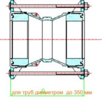 Муфтові з'єднання з допустимою різницею у зовнішньому діаметрі труб 50 мм (Nova Siria) - Зображення 3