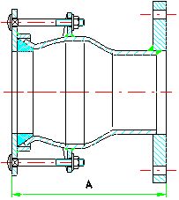 Фланцеві з'єднання з допустимою різницею у зовнішньому діаметрі труб 30 мм (Nova Siria) Фланцеві з'єднання з допустимою різницею у зовнішньому діаметрі труб 30 мм (Nova Siria) - Зображення 2