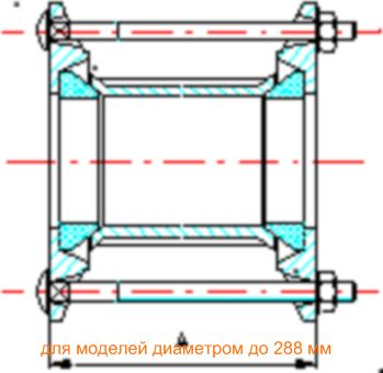 Муфтові з'єднання з допустимою різницею у зовнішньому діаметрі труб 24 мм (Nova Siria) - Зображення 9