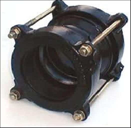 Муфтові з'єднання з допустимою різницею у зовнішньому діаметрі труб 24 мм (Nova Siria)