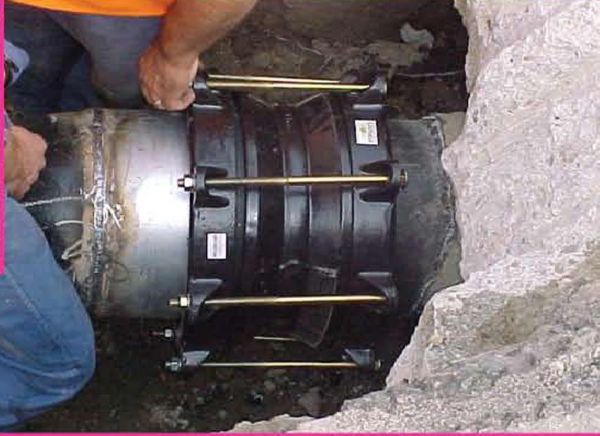 Муфтові з'єднання з допустимою різницею у зовнішньому діаметрі труб 30 мм (Nova Siria) Муфтові з'єднання з допустимою різницею у зовнішньому діаметрі труб 30 мм (Nova Siria) - Зображення 7