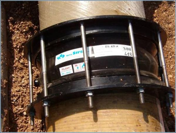 Муфтові з'єднання з допустимою різницею у зовнішньому діаметрі труб 50 мм (Nova Siria) Муфтові з'єднання з допустимою різницею у зовнішньому діаметрі труб 50 мм (Nova Siria) - Зображення 13