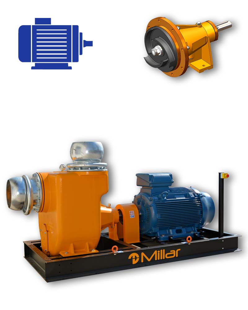 Самовсмоктувальна мотопомпа MSP-SE50 Millar Самовсмоктувальна мотопомпа MSP-SE