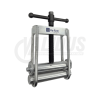 Mechanical clamp for PE pipes from 16 mm to 63 mm