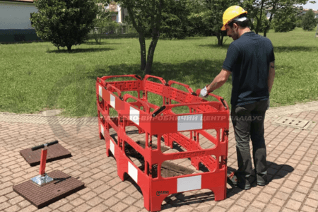 Захисний бар’єр для виконання робіт аварійними підрозділами